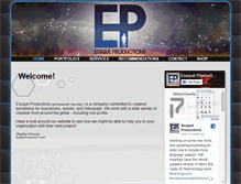 Tablet Screenshot of essqueproductions.com